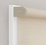 CUSTOM CUT BLINDS StyleWell Cordless Light Filtering Roller Shades - Linen