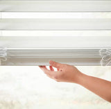 Premium 2 1/2 in. Cordless Faux Wood Venetian Blinds - WHITE