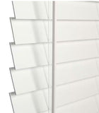 Premium 2 1/2 in. Cordless Faux Wood Venetian Blinds - WHITE