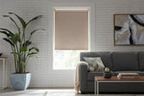 CUSTOM CUT BLINDS StyleWell Cordless Blackout Roller Shades - Linen