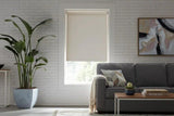 CUSTOM CUT TO SIZE StyleWell Cordless Blackout Roller Shades - Cream