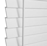 Premium 2 in. Cordless Faux Wood Venetian Blinds - WHITE