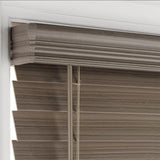 Premium 2 1/2 in. Cordless Faux Wood Venetian Blinds - GRAY