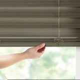 Premium 2 1/2 in. Cordless Faux Wood Venetian Blinds - GRAY