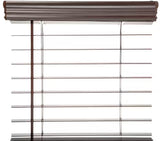 Premium 2 1/2 in. Cordless Faux Wood Venetian Blinds - ESPRESSO