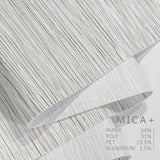 Godear Design Blackout Natural Woven Adjustable Sliding Panel Track - Mica+