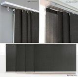 NEW Chicology Light Filtering Adjustable Panel Track Blind - Ballroom Grey