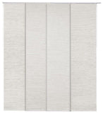 Godear Design Blackout Natural Woven Adjustable Sliding Panel Track - Mica+