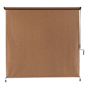 NEW Coolaroo Exterior Cordless Roller Shade 72" x 96" Walnut