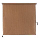 NEW Coolaroo Exterior Cordless Roller Shade 96" x 96" Walnut